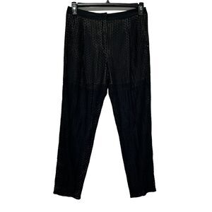 sportmax code black lace crochet layered pants US Size 8
